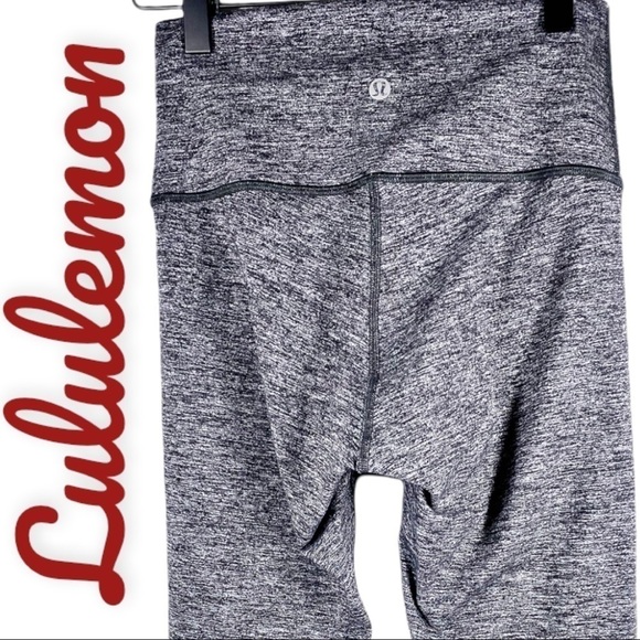 LULULEMON Wunder Under Gray Marled Legging, Size 4 - Picture 7 of 12